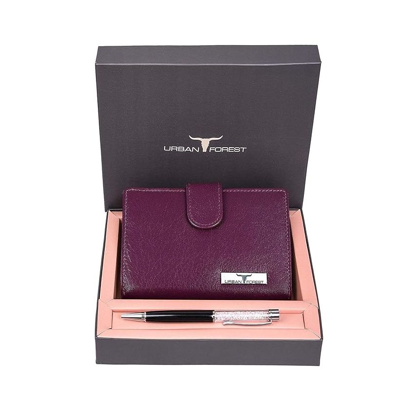 URBAN FOREST Tammy Ladies Leather Wallet Combo