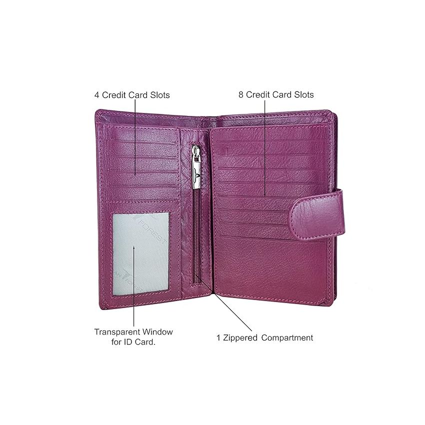 URBAN FOREST Tammy Ladies Leather Wallet Combo