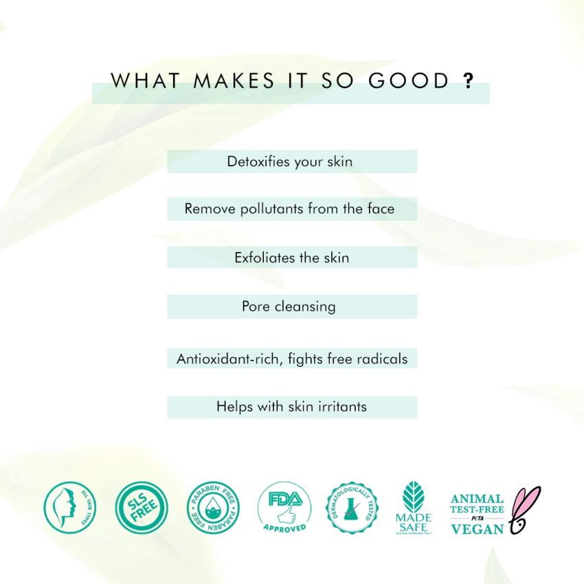 mCaffeine Green Tea Face Scrub with Vitamin C & Walnut for Women & Men | Removes Dirt, Blackheads & Gently Exfoliates Skin | For Oily, Normal, Dry, Combination & Sensitive Skin (100gm)