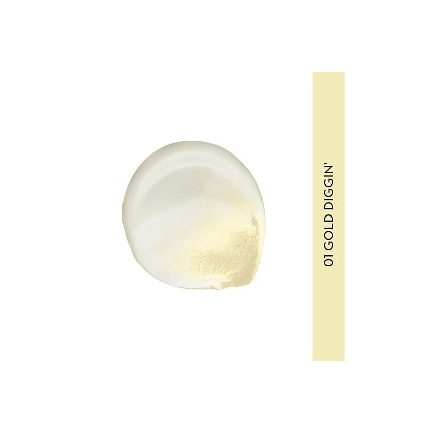 SUGAR Cosmetics Bling Leader | Illuminating Moisturizer | Strobe Cream - 01 Gold Diggin' (Warm Gold Highlighter with Pearl Finish)