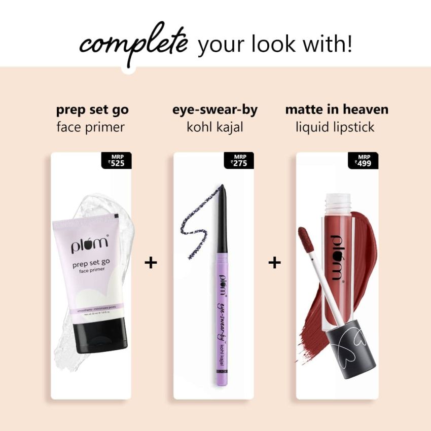 Plum Legit Matte Talc-Free Compact With SPF15 | Lightweight | Even Coverage | 100% Vegan & Cruelty Free | Sunset Bronze - 125Y (Medium, Warm Undertone)