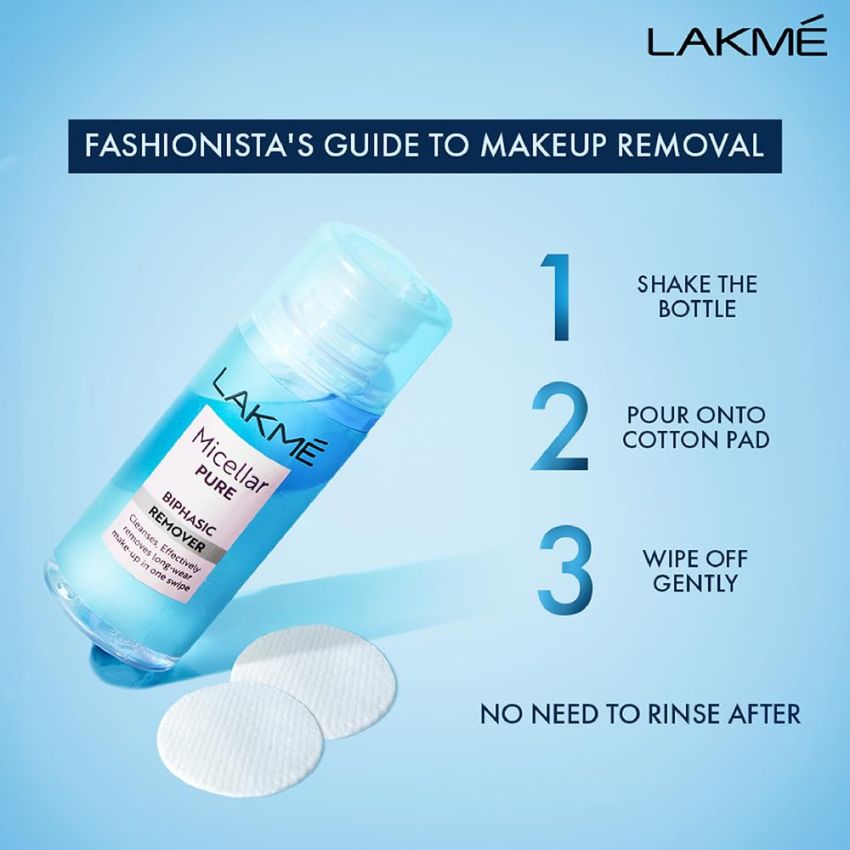 Lakme Bi-Phasic Remover for Makeup Removal 100 ml