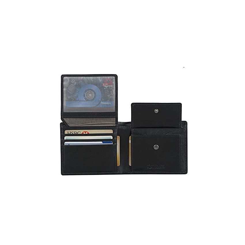 URBAN FOREST Weasley Taupe Leather Wallet, Keyring & Pen Combo Gift Set for Men