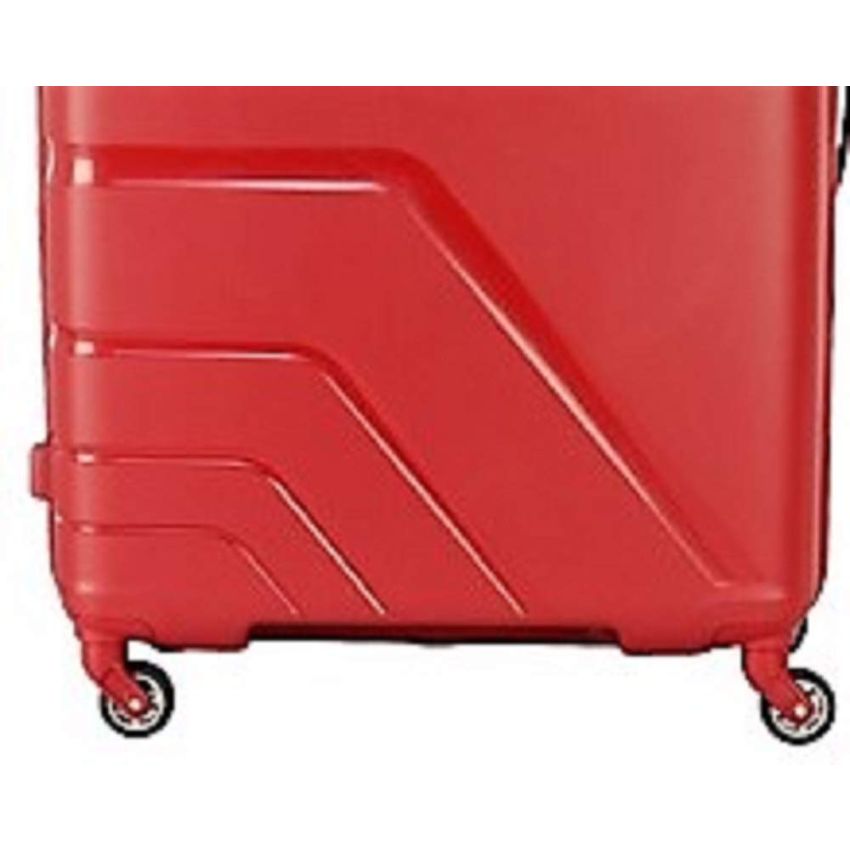 American Tourister Upland Polypropylene 55 cms Small Deep Red Hardsided Check-in Luggage (FR6 (0) 20 001)