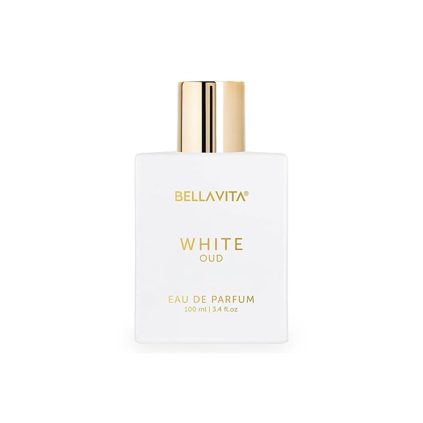 Bella Vita Luxury White Oud Unisex Eau De Parfum Liquid Perfume With Orange, Patchouli, Musk, Premium, Long Lasting Oud & Fruity Fragrance, 100ml