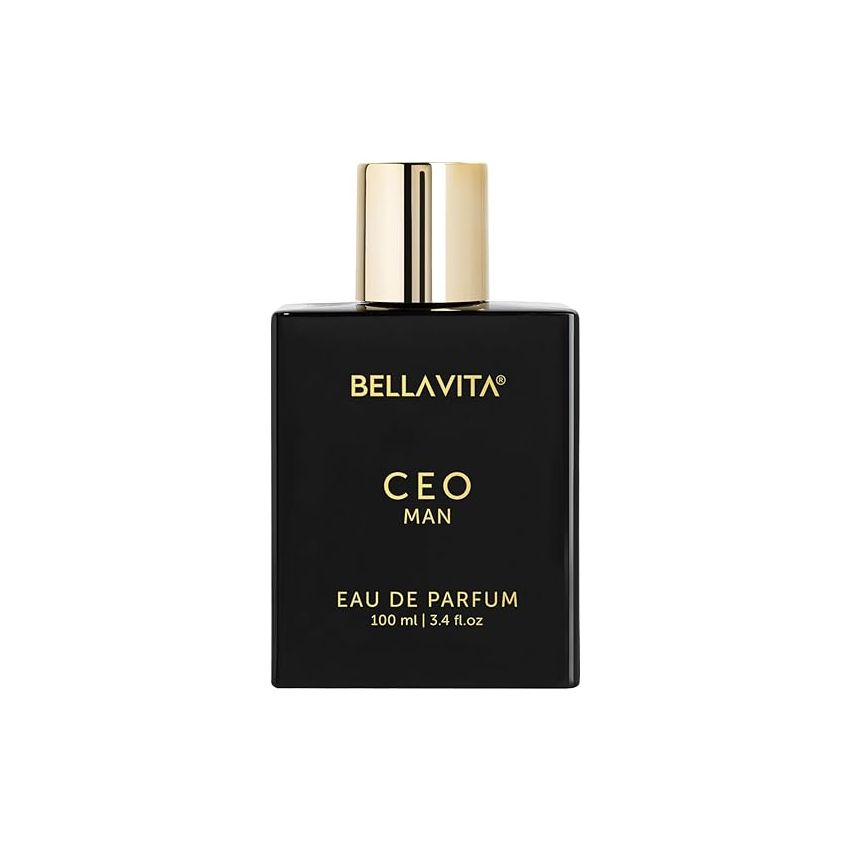 Bella Vita Luxury CEO Man Eau De Parfum Perfume with Lemon, Lavender, Tonka, Mandarin & Vetiver|Premium, Long Lasting Woody Fragrance for Men, 100 ML
