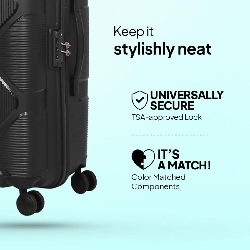 American Tourister AMT INSTAVIBE+ 3PCS BLACK