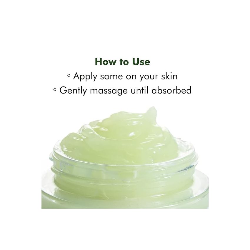 mCaffeine Night Cream Gel for Reducing Fine Lines & Wrinkles | For Women & Men with Green Tea, Vitamin C & Hyaluronic Acid | All Skin Types | Gel Based - 50ml