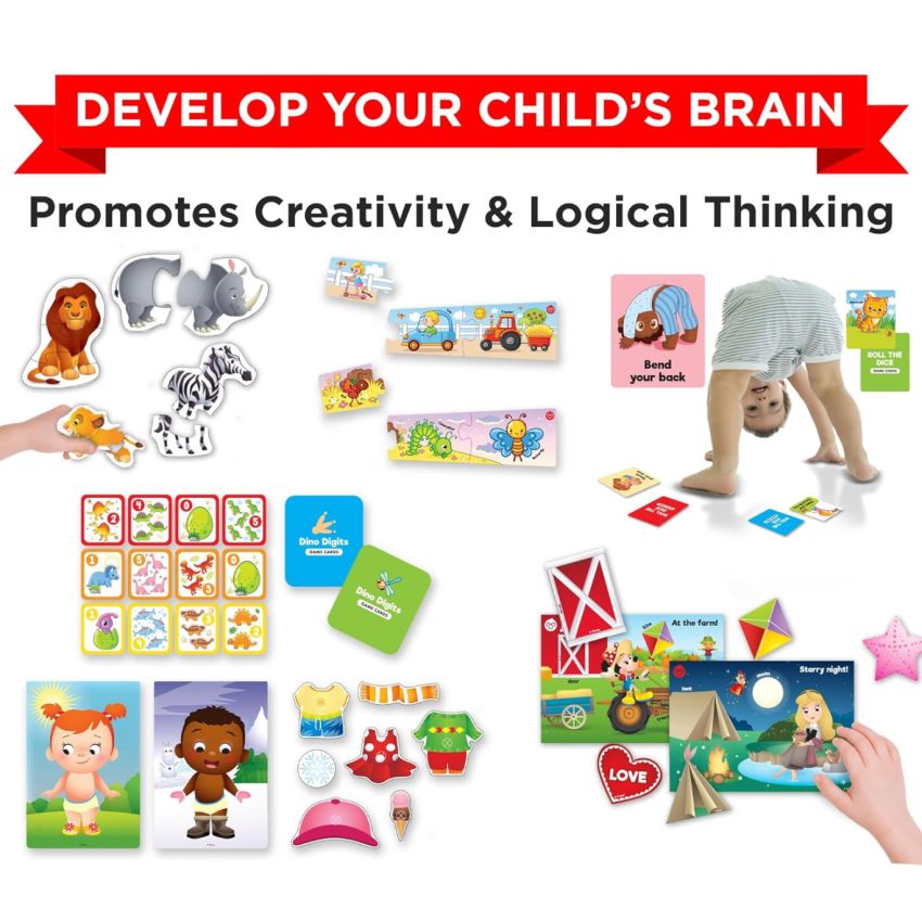EINSTEIN BOX Complete Learning Set For 2 Year Old Boys And Girls- Multicolour, Kids