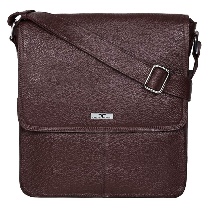 URBAN FOREST Zack Leather Messenger Bag for Men