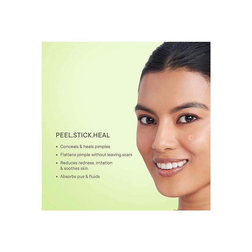 Quench Zit Away Acne Pimple Patches for Face | 24 Hydrocolloid Patches with Salicylic Acid & Cica Herb Repair | Shrinks Pimples Overnight (Pack of 1, Transparent)