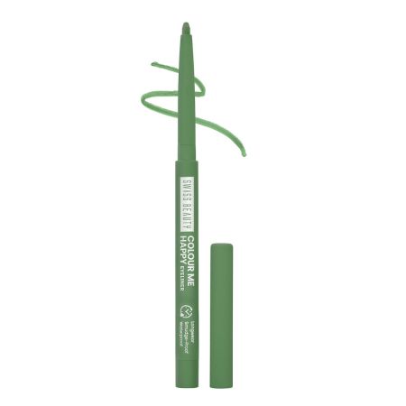 SWISS BEAUTY Color Me Happy Matte Pencil Eyeliner Sb-950-10 1.0 Nos Box, Green