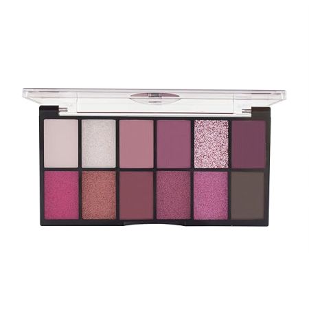 MARS 12 Shades Dance of Joy Eyeshadow Palette | Highly Pigmented and Blendable | Multicolor | Matte and Shimmer Finish (13.2g) (Shade-01)