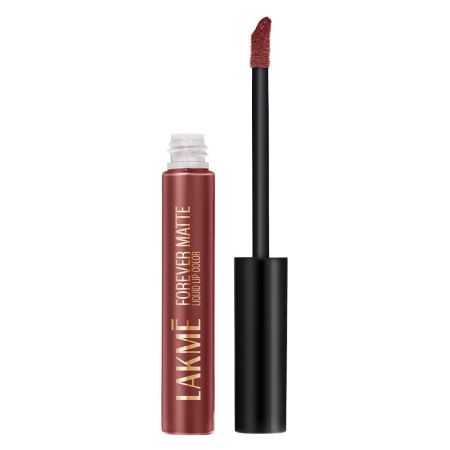 LAKMÉ Forever Matte Liquid Lip Colour, Nude Dream, Long Lasting Liquid Lipstick, Lightweight & Comfortable - Smudge Proof, Non Transferable, 5.6 Ml