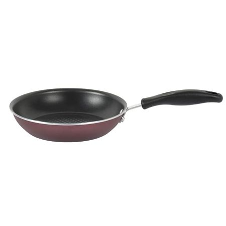 Meyer Merlot Aluminium Non-Stick Frypan | Frying Pan | Omlette pan | Fry pan with Stick Handle | Small Pan | Egg Pan | Gas and Induction Compatible| 100% Toxic Free, 24cm/ 1.64 Liters
