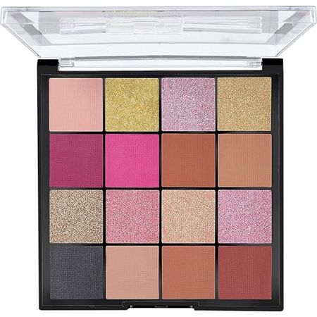 MARS Highly Pigmented Mesmereyes Smoky Eyes, 16-Color Eyeshadow Palette | Multicolor | Matte Finish | Shimmery Eye Shadow Palette | (20.8 G) (02-Multicolor)