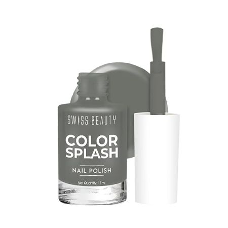 Swiss Beauty Color Splash Nail Polish with Glossy Gel Finish | Non-Chipping, Quick drying, Long-Lasting Nail paint | Shade- 21, 15ml