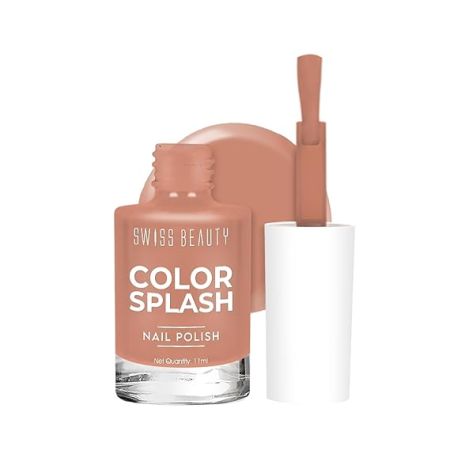 Swiss Beauty Color Splash Nail Polish with Glossy Gel Finish | Non-Chipping, Quick drying, Long-Lasting Nail paint | Shade- 03, 15ml