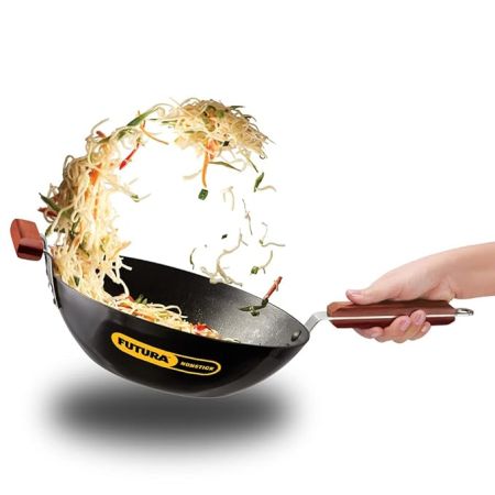 Futura Stir-Fry Wok 3 Litre with Induction Base Without lid