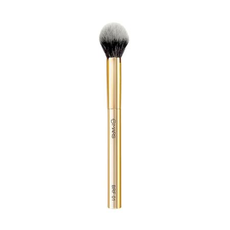 MARS Artist's Arsenal Professional Foundation Flat Makeup Brush | Feather Soft Touch | Precise Synthetic Bristle | Luxe Packaging Flat Straight Makeup Brush (Golden)
