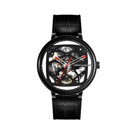 CIGA DESIGN Design Fang Yuan Stainless Steel Black 44 MM Automatic Men watch