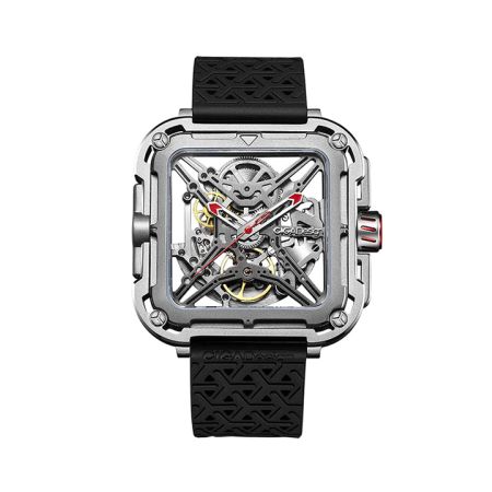 CIGA DESIGN Design X Series Stainless Steel Silver 48 MM Automatic Men watch