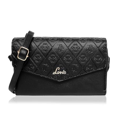 Lavie Women's Deboss Sally Dual Zip Wallet | Ladies Purse Wallet