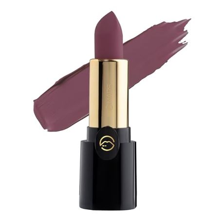 MARS Plush Velvet Creamy Matte Lipstick for women | Smooth Glide | One Swipe Pigmention | Non-Drying and Creamy Formula | Rich and Vibrant Color | 3.2 gm | (21-Desert Rose)