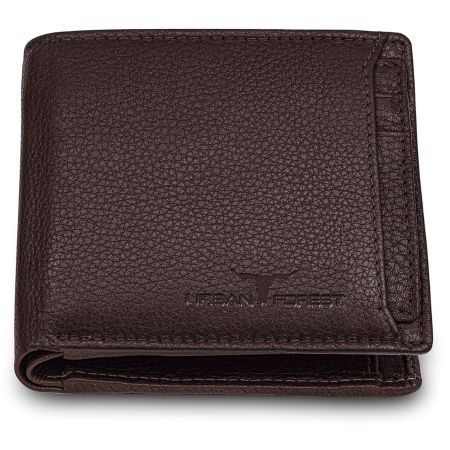 URBAN FOREST Dexter Dark Brown Leather Wallet for Men