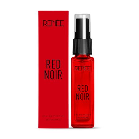 RENEE Red Noir Eau De Parfum 8ml, Bold Long Lasting Premium Luxury Fragrance with Fruity, Floral & Spicy Notes, Gift For All Occasions