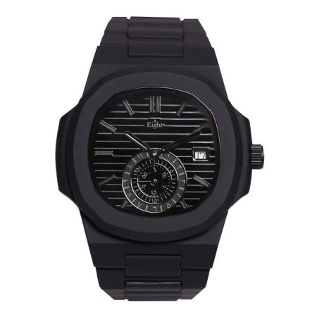 EIGHT KUWAIT The Chrono Black watch