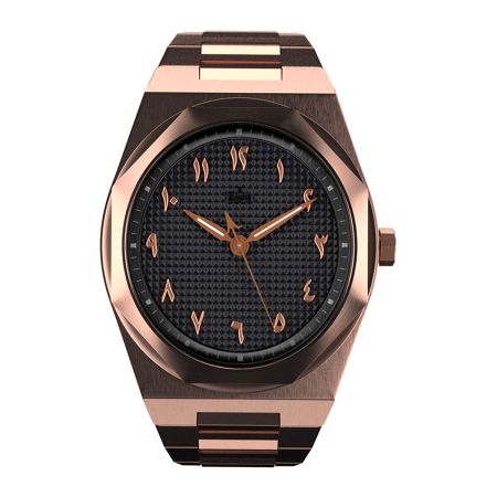 EIGHT KUWAIT Arabia Stainless Steel Rose Gold watch