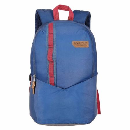 Lavie Sport Elnido 24L Polyester Casual Backpack (Navy Blue)