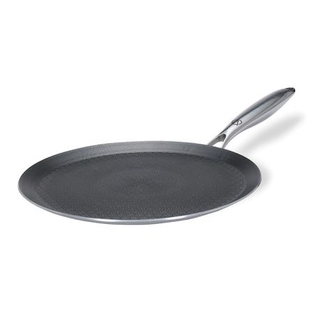 ARTTDINOX Stellar Stainless Steel Triply Non Stick Tawa | 28 cm | Etched nonstick | Rivetless Double Wired Handle | Gas & Induction Base | 7 Yrs Warranty | Jindal Stainless