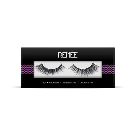 RENEE False Eyelashes Long Natural 3d Fake Eyelash | Soft, Comfortable, Non-irritating, Lightweight & Reusable, Me-mia- the Fallback 1 Pair