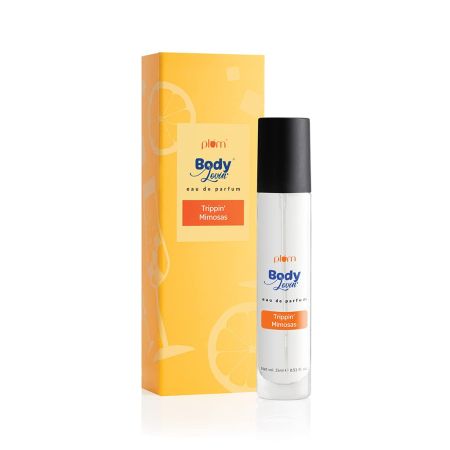 Plum BodyLovin' Trippin' Mimosas Eau De Parfum| Long Lasting & Premium Citrusy Fragrance | Luxury Perfume For Women & Men | Grapefruit, Berries & Vanilla Notes | Travel-Friendly | High On Fun (15 ml)
