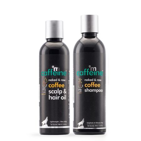 mcaffeine Must-Have Coffee Hair Care Kit For Hair Fall Control & Hair Growth|Shampoo, Hair Oil|All Hair Types|Sulphate, Silicone & Mineral Oil Free, 720 Grams