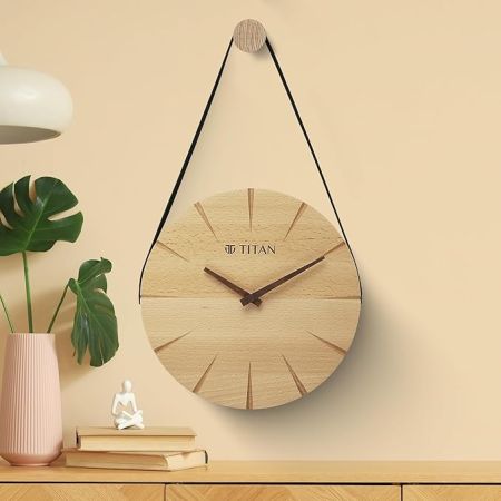 Titan Artisanal Hang Wood Wall Clock