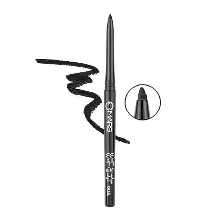 MARS won't Smudge Long Lasting Waterproof Super Black Kajal (Jet Black, 0.35 g)