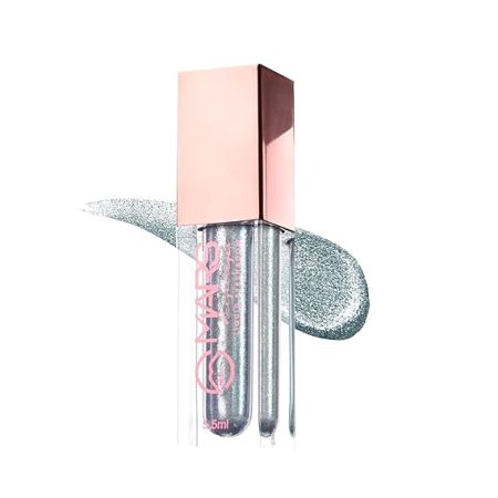 MARS Metallic Liquid Glitter Eyeshadow | Waterproof & Highly Pigmented | Smooth Glide Formula (5.5ml) (01-Moon Glow)