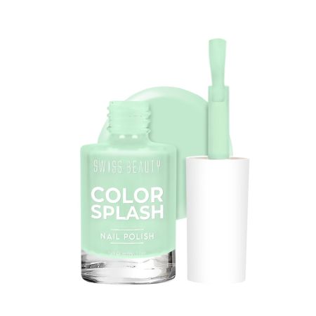 Swiss Beauty Color Splash Nail Polish with Glossy Gel Finish | Non-Chipping, Quick drying, Long-Lasting Nail paint | Shade- 13, 15ml