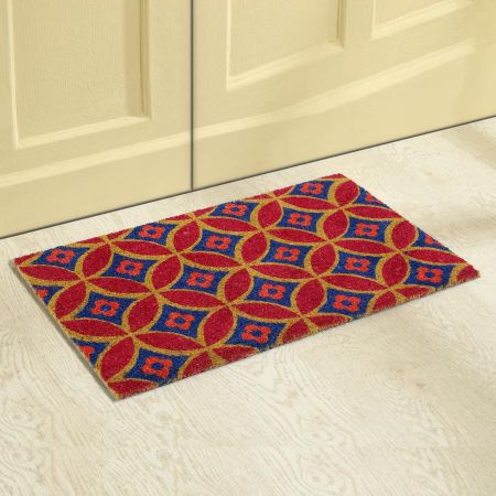 Onlymat Printed Door Mat (Multicolour, Coir, 45 X 75 Cm)