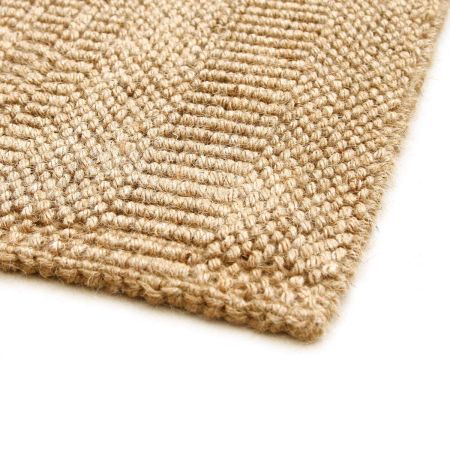 Onlymat Natural Jute Non-Slip Rectangular Meditition Mat For Home, Yoga, Sitting, Entarance-(90 X 60Cm)-Beige