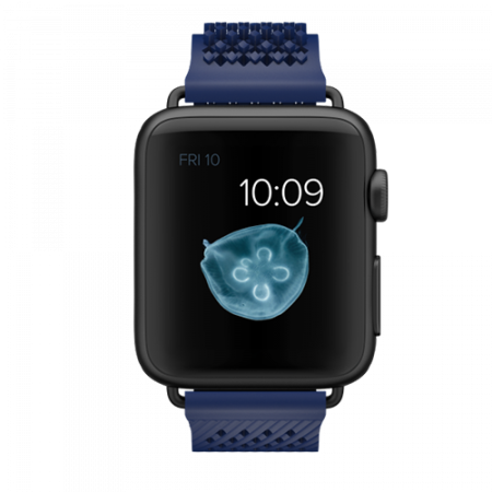 NOOMOON Apple Strap Blue - Black Link 38/42 MM
