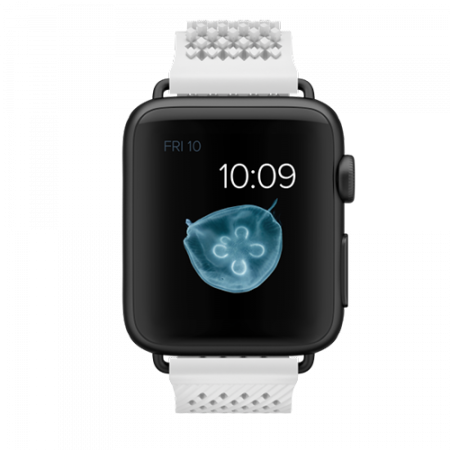 NOOMOON Apple Strap White - Black Link 38/42 MM watch