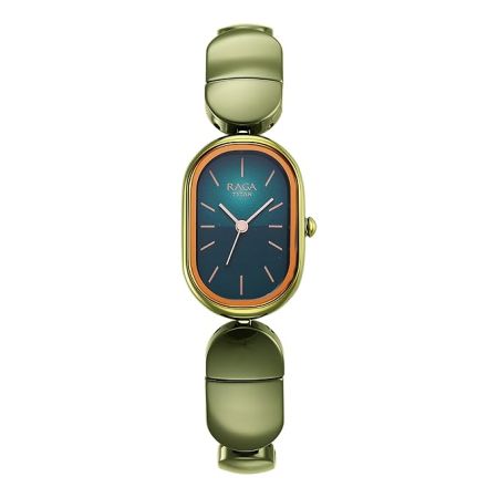 Titan Raga Ceramics Blue Dial Analog Ceramic Strap Watch for Women-NS95147KD02