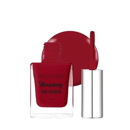 Swiss Beauty Stunning Nail Lacquer | Chip Resistant, Quick drying nail paint | Highly Pigmented with high shine Nail polish | Shade - New York Minute, 10gm