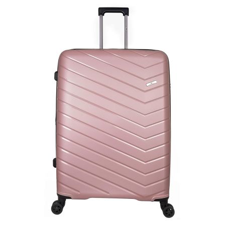 URBAN FOREST Octans Rose Gold Polypropylene Hard-Sided 55cm Carry-on Trolley Luggage Case