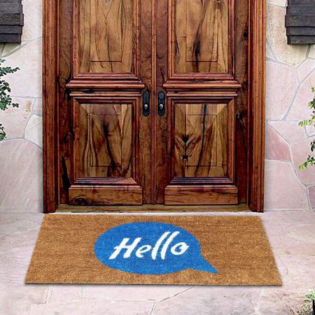 Only Mat Natural Coir Doormat - 29.53" x 17.73" x 0.59", Brown