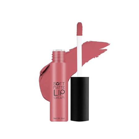 Swiss Beauty Soft Matte Lip Cream Weightless Lipstick | Long Lasting Lipstick With Velvety Finish | Shade- Paris Fashion, 6ml